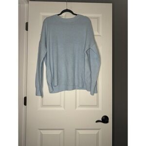 Pulse Crewneck Knit Sweater Xl Baby Blue